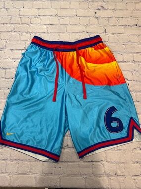 LeBron James Space Jam Nike Pocketed Dri-Fit Men’s Basketball Shorts M EUC